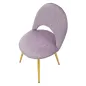 KRZESŁO FLEX RÓŻOWE 52 48 78 cm ZESTAW 2 SZT